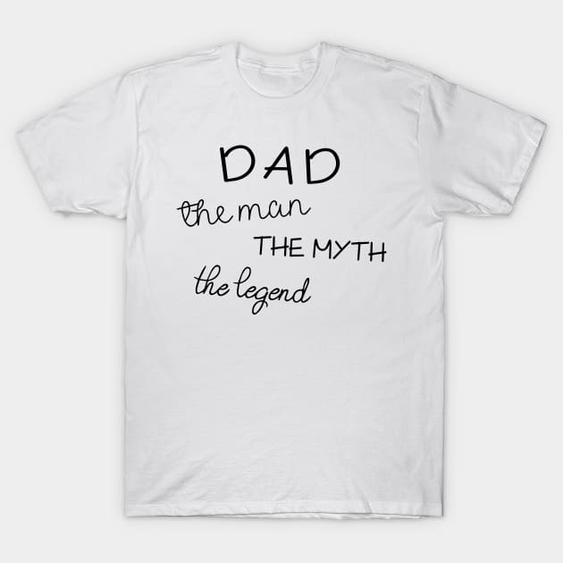 Tee shirt the man the legend top